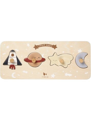 Grijppuzzel - Ruimtemagie - Hout