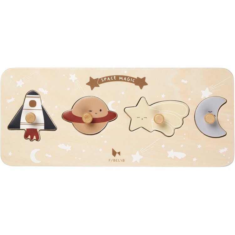 Grip Puzzle - Space Magic - Wood