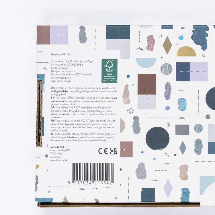 Grijppuzzel - Ruimtemagie - Hout