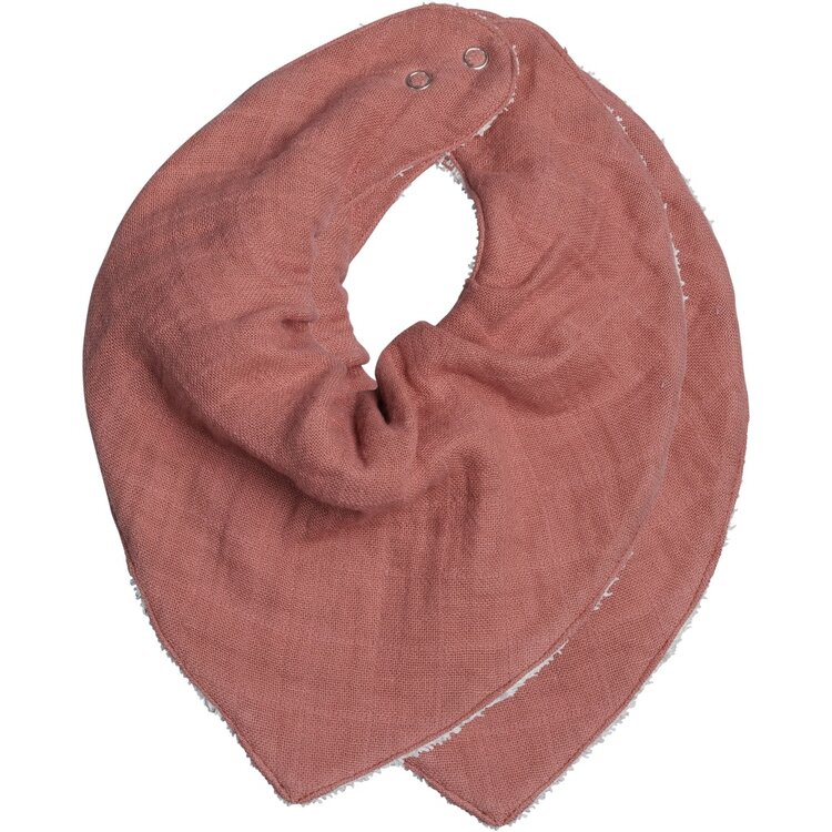 Bandana Bib - Clay - 2 pack