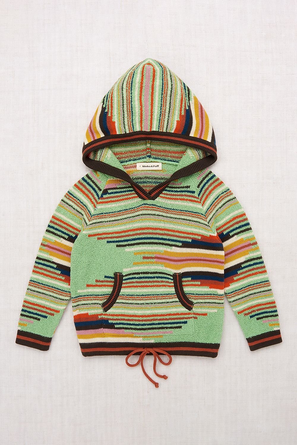 misha&puff Woolly Braided Zip Jacket 8Y Misha and Puff North Wind 