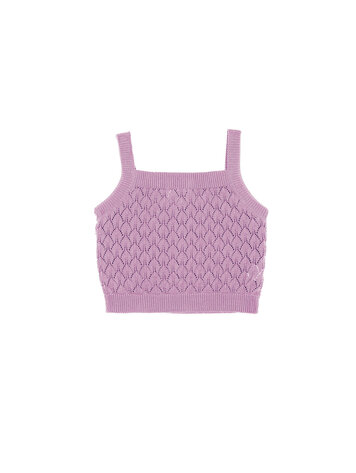 Mipounet Dakota Openwork Top - Lavender