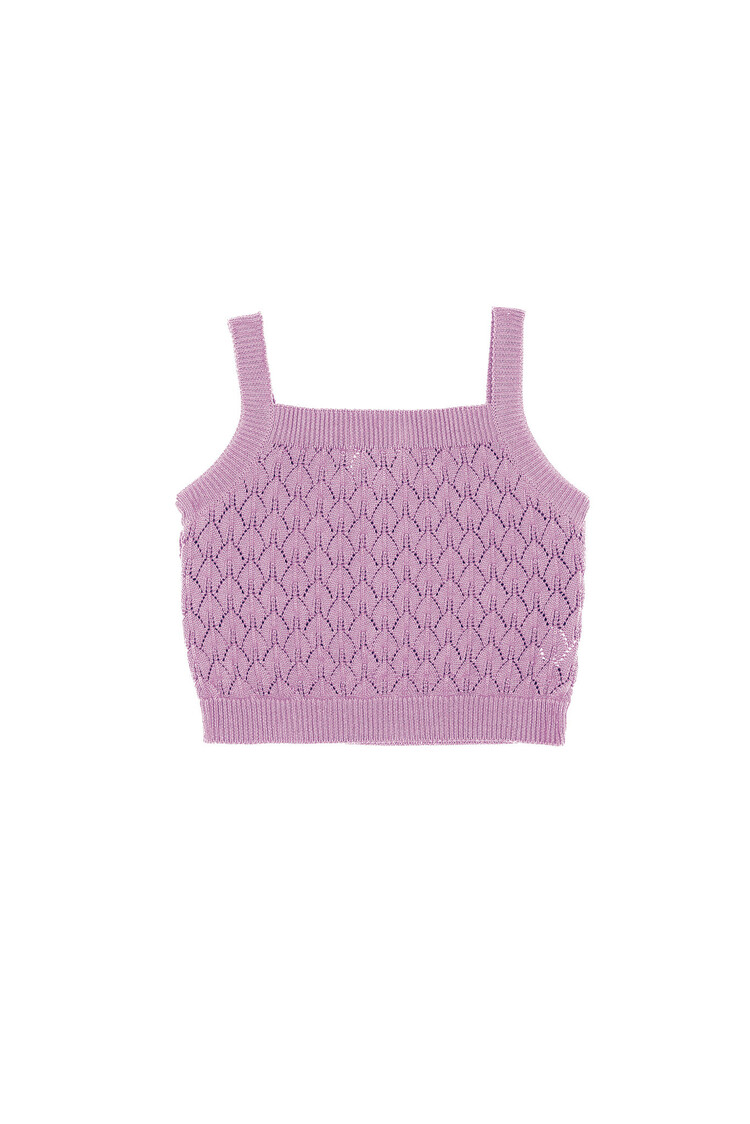Mipounet Dakota Openwork Top - Lavender