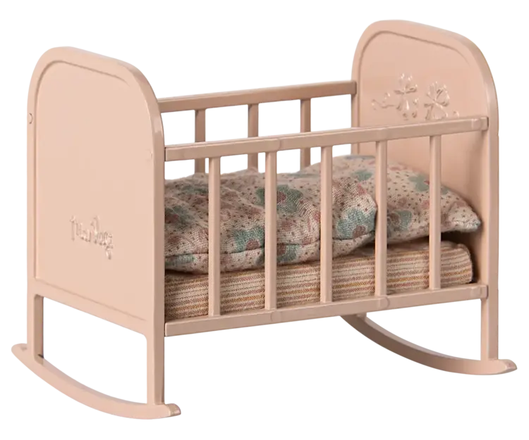 Maileg Cradle, My - Light Rose