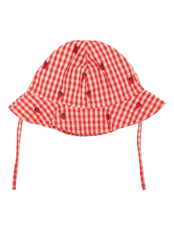Flöss Molly Zonnehoedje - Berry Gingham