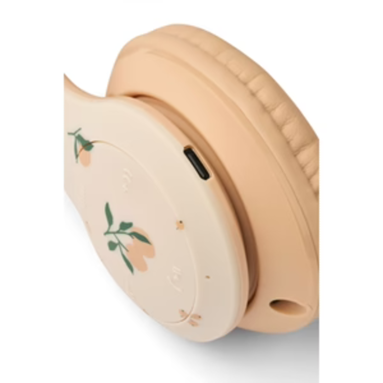 Liewood Quinn Wireless Headphones - Peach/Sea shell