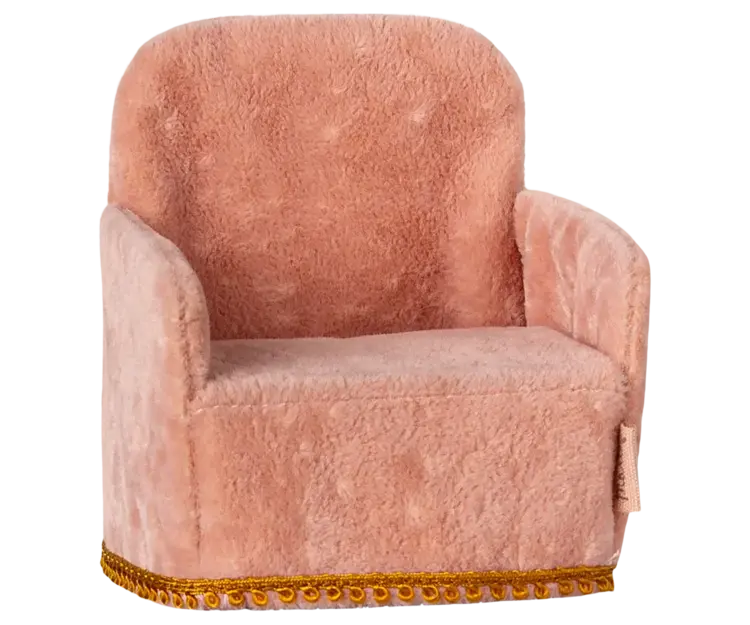 Maileg Folding Chair, Mouse - Rose