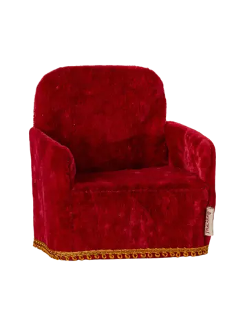 Maileg Folding Chair, Mouse - Red