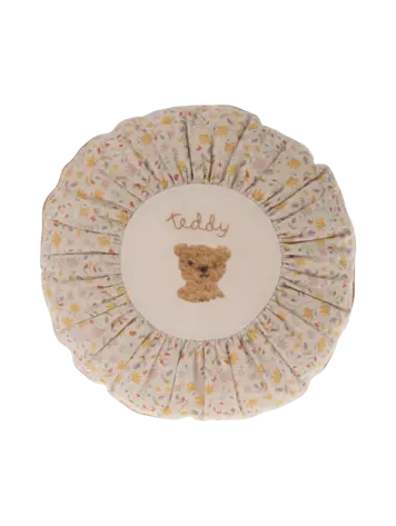 Maileg Cushion Round Small - Teddy Flower