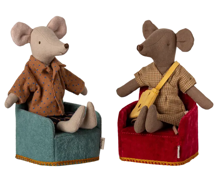 Maileg Folding Chair, Mouse - Mint