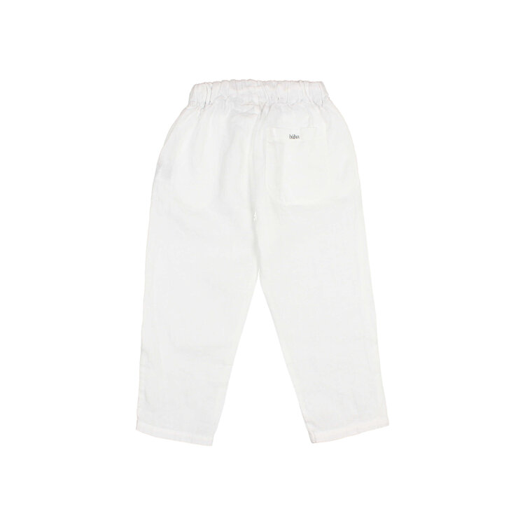 Buho Linen Pants - White