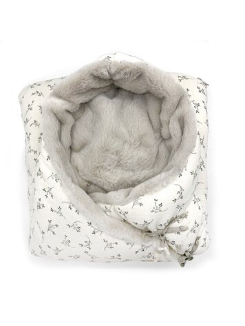 Babyshower Fleece Angel Nest - Olive Bloom