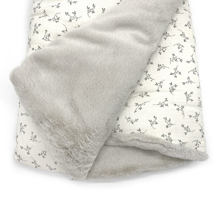 Babyshower Fleece Angel Nest - Olive Bloom