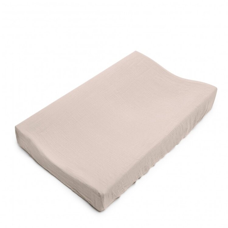 Babyshower Changing Mat Fitted Sheet - Nude Powder