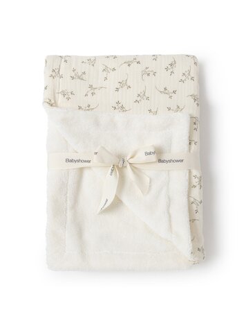 Babyshower Spring Blanket - Olive Bloom