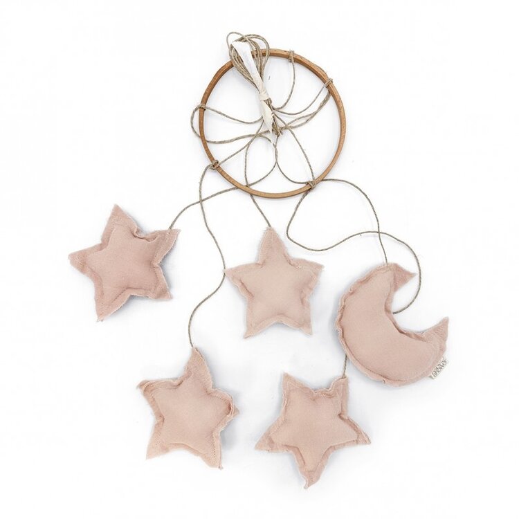 Babyshower Night Sky Crib Mobile - Nude Powder