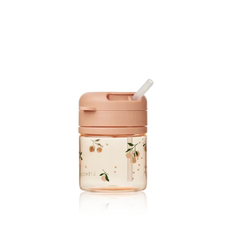 Liewood Pavian Tritan Straw Cup 280ml - Peach/Sea Shell