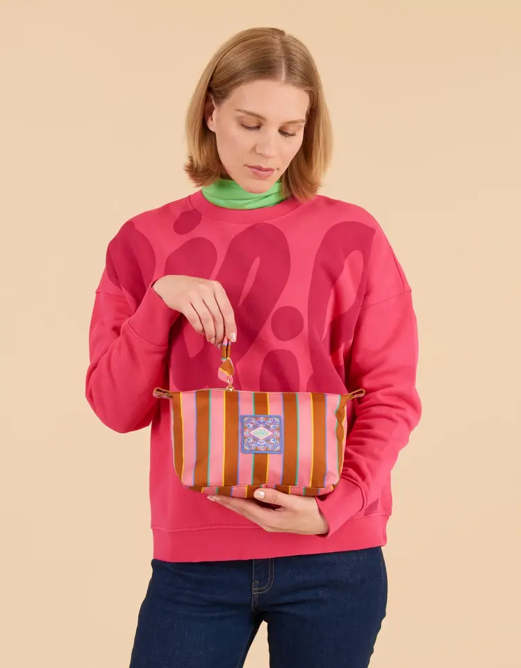 Oilily Camila Cosmetic Bag - Chocolate