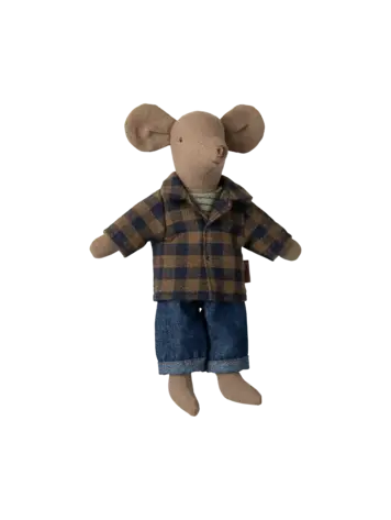 Maileg Dad Mouse - Light Brown