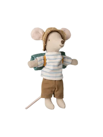 Maileg Hiker Mouse, Big Brother - Stripes