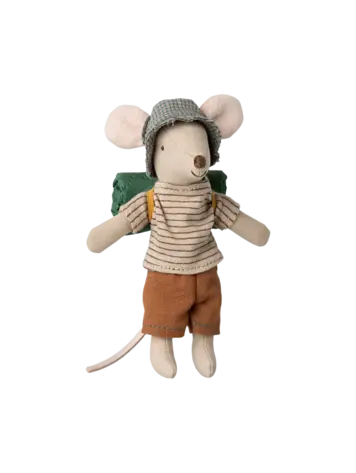 Maileg Hiker Mouse, Big Brother - Thin Stripes
