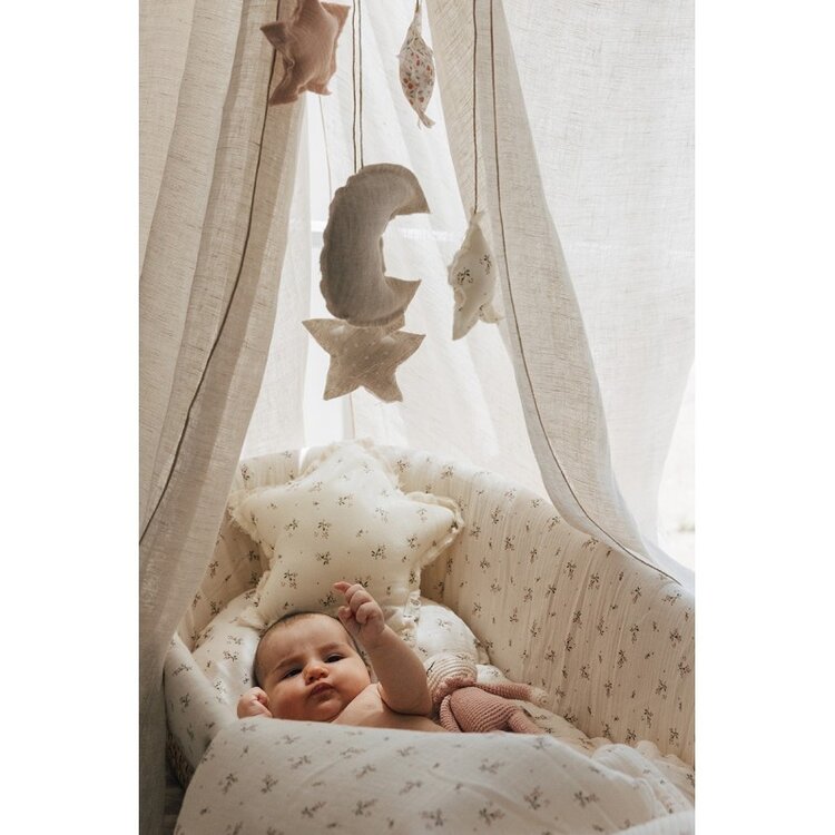 Babyshower Night Sky Crib Mobile - Roseberry Mix