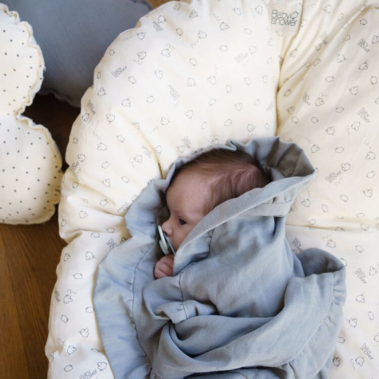 Babyshower Babyplaid Cocoon