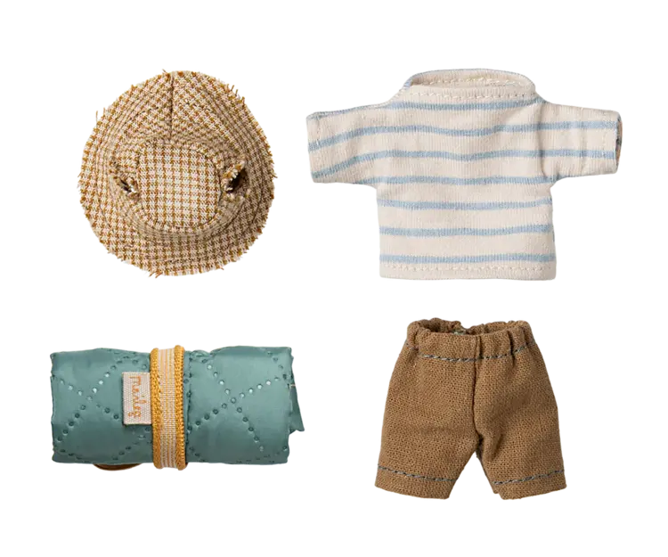 Maileg Hiker Mouse, Big Brother - Stripes