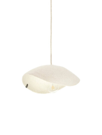 Muskhane Dome Hanglamp Uni - Naturel - Medium Ø40cm