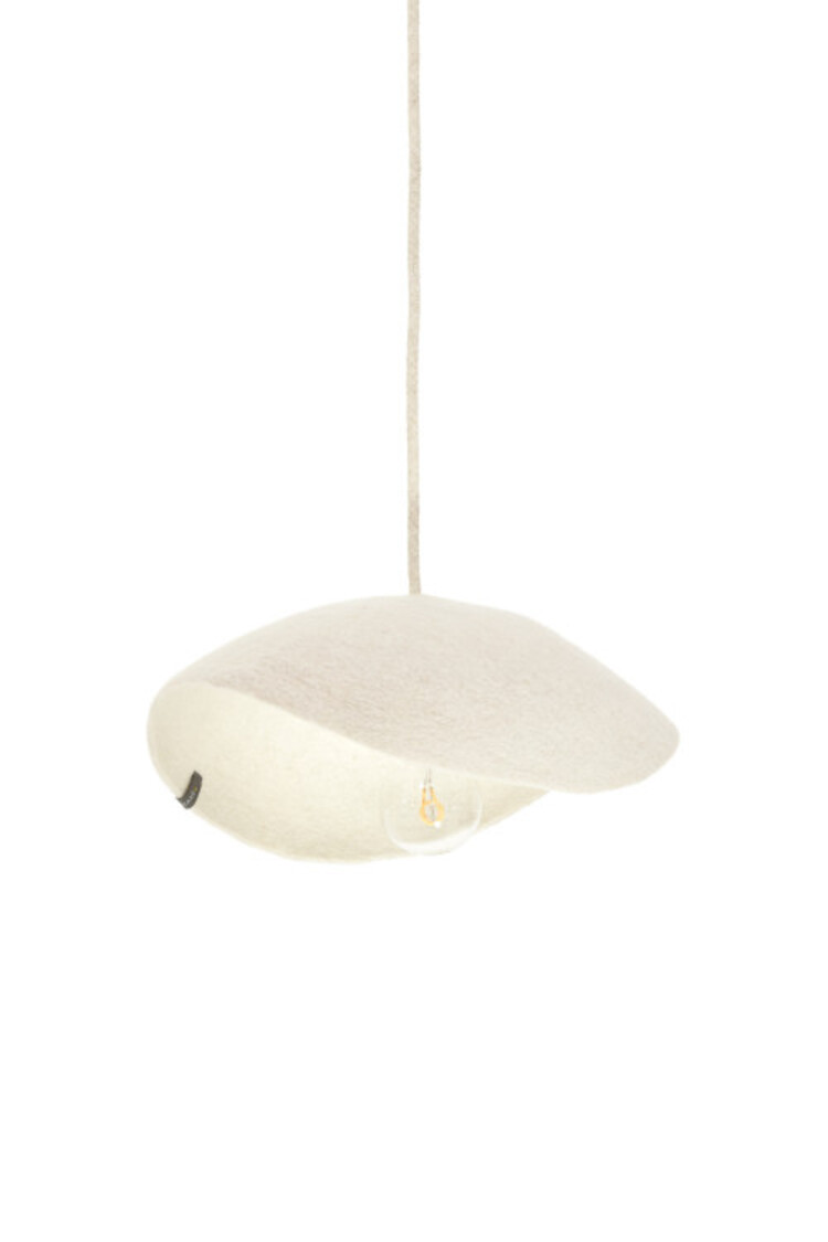 Muskhane Dome Hanglamp Uni - Naturel - Medium Ø40cm