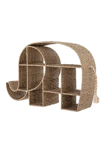 Elmar Bookcase - Nature/Bankuan Grass