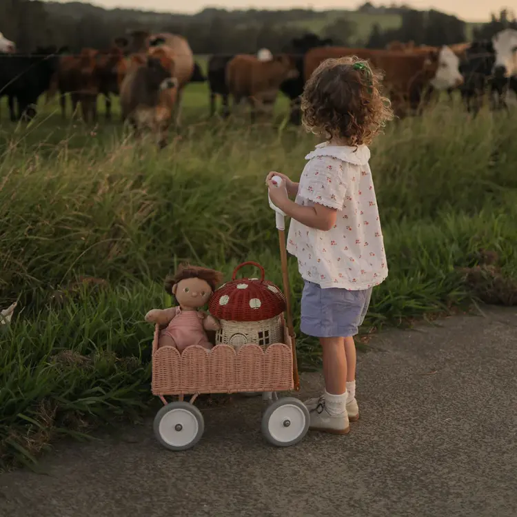 Olli Ella Petal Wonder Wagon - Seashell Pink