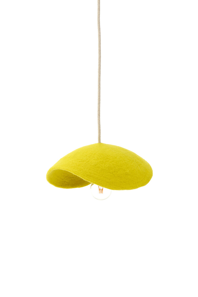 Muskhane Dome Hanglamp Uni - Fleur De Soufre - Small Ø33cm