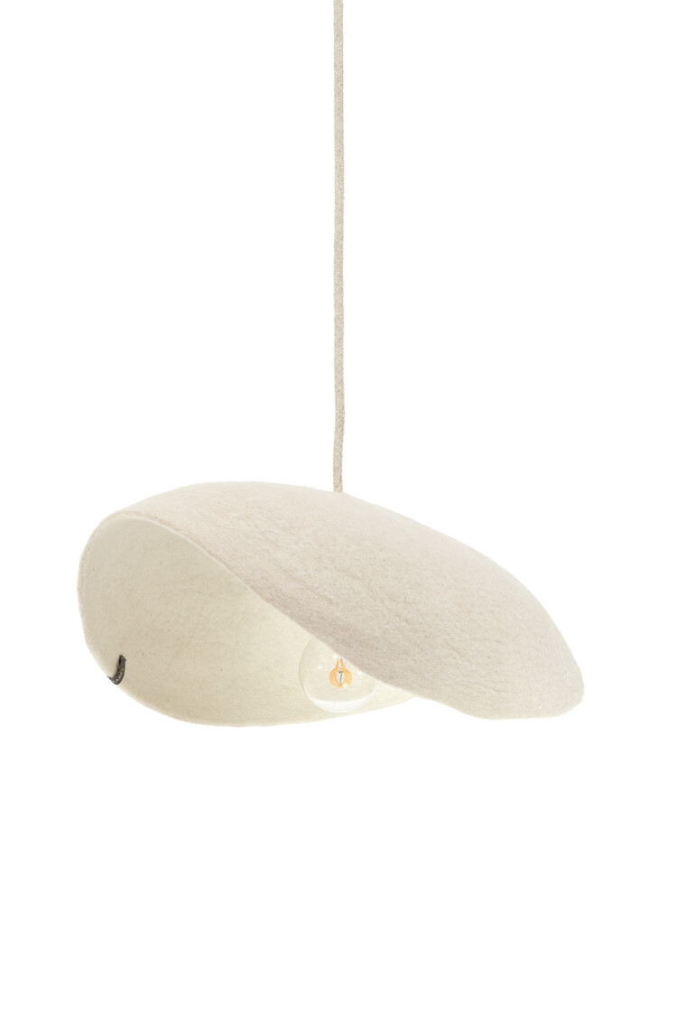 Muskhane Dome Hanglamp Omkeerbaar - Sable/Naturel - Medium Ø40cm