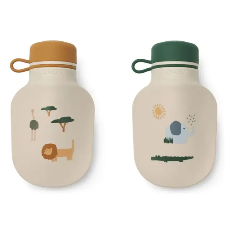 Liewood Lizzie Smoothie Beker 2-Pack - Safari sandy mix