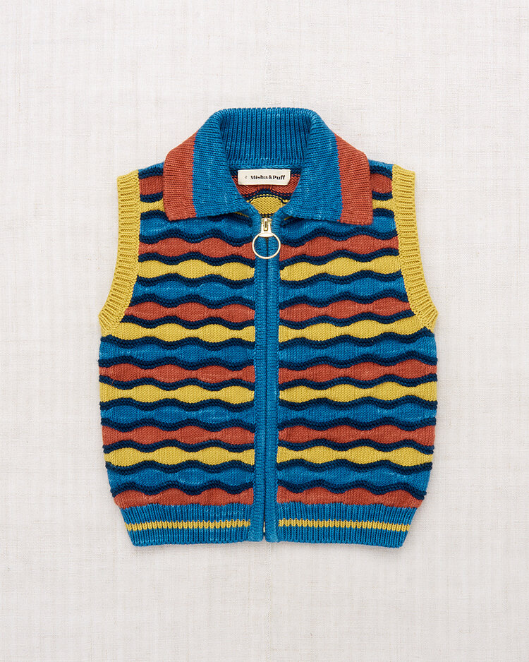 Misha & Puff Benny Gilet - Prussian Blue