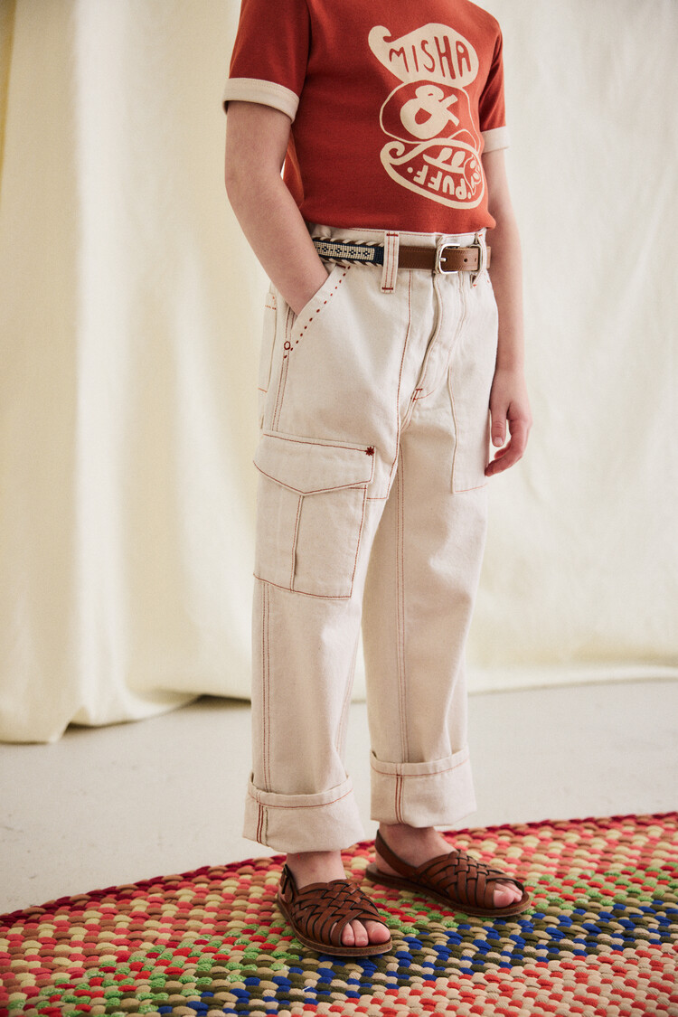 Misha & Puff Utility Jeans - Gesso