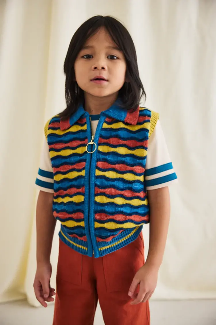 Misha & Puff Benny Gilet - Prussian Blue