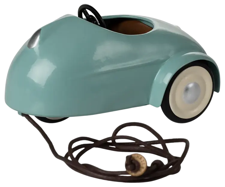 Maileg Car, Mouse - Light Blue