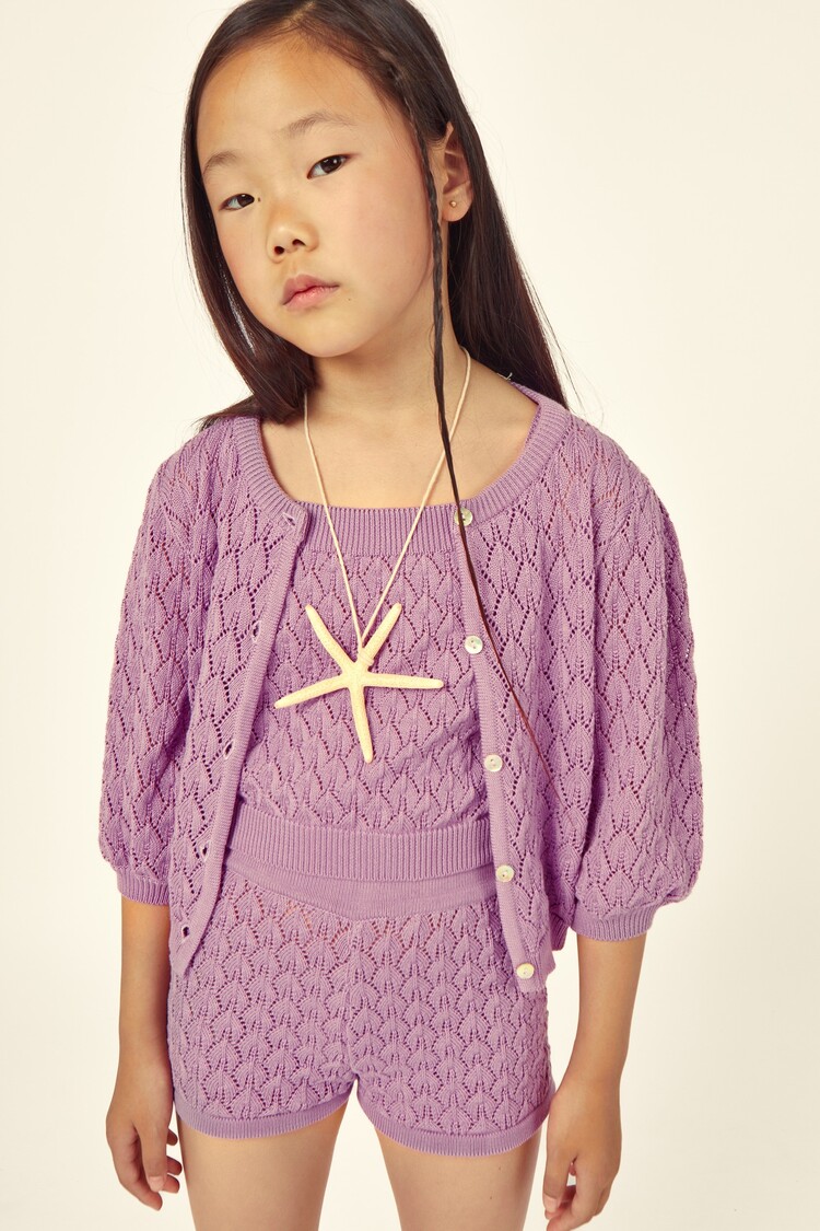 Mipounet Dakota Openwork Top - Lavender