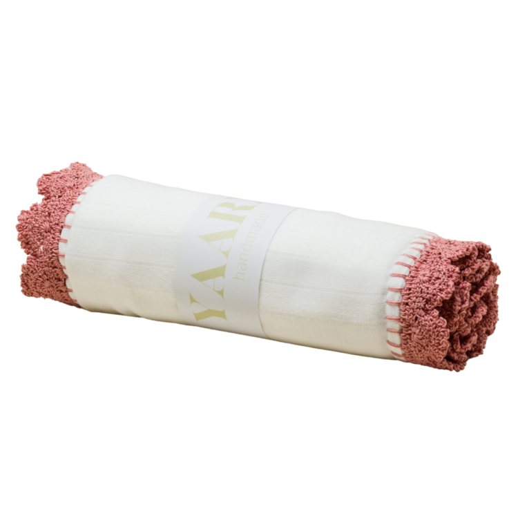Yaarn Triple Swaddle Blanket - Blush