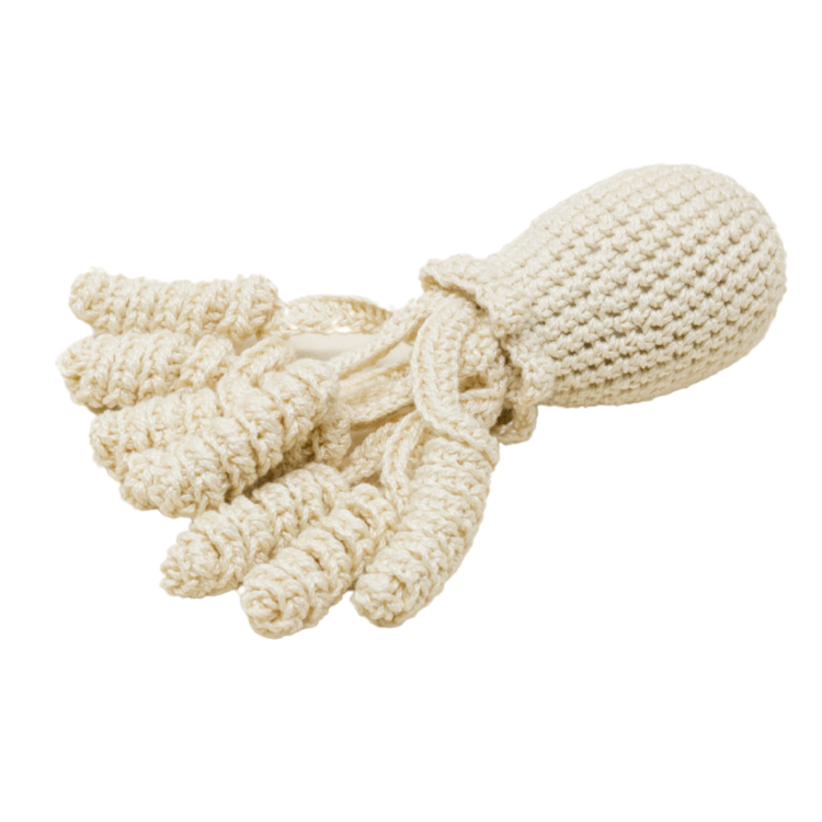 Yaarn Octopus Rattle - Beige