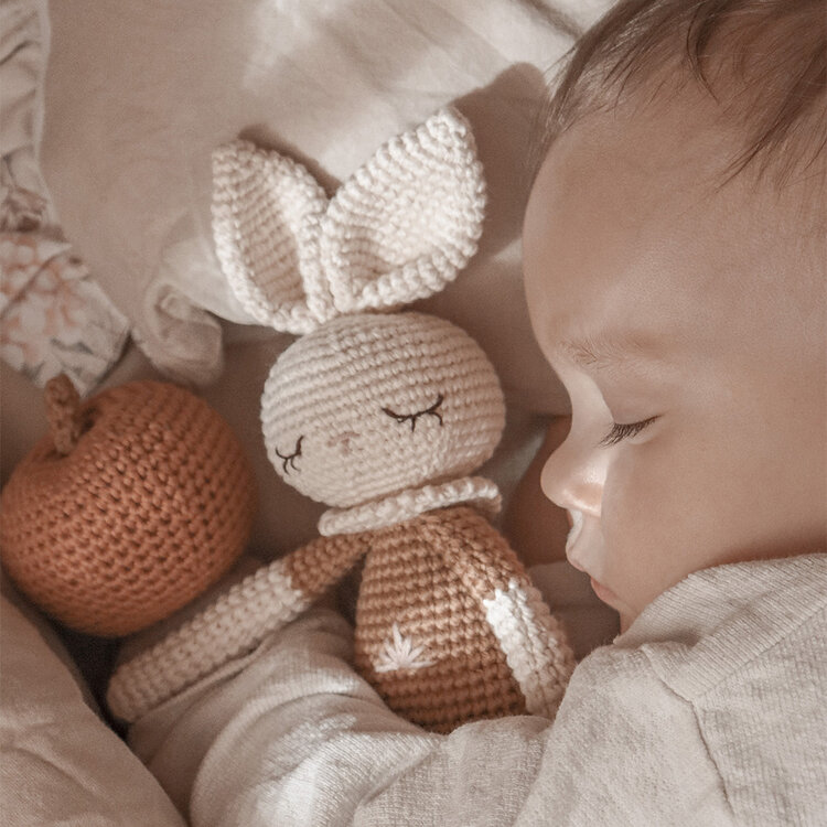 Patti Oslo Bonnie Bunny - Cream/Caramel/Rose Flower Tights