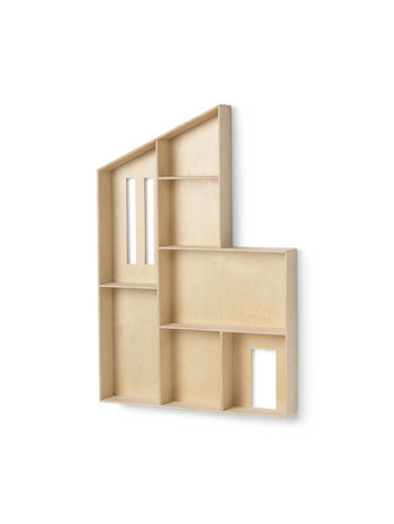 Ferm Living Miniature Funkis House - Wandplank - Natural