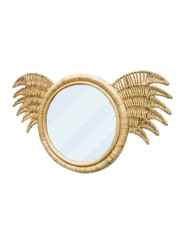 Koala Mirror - Rattan