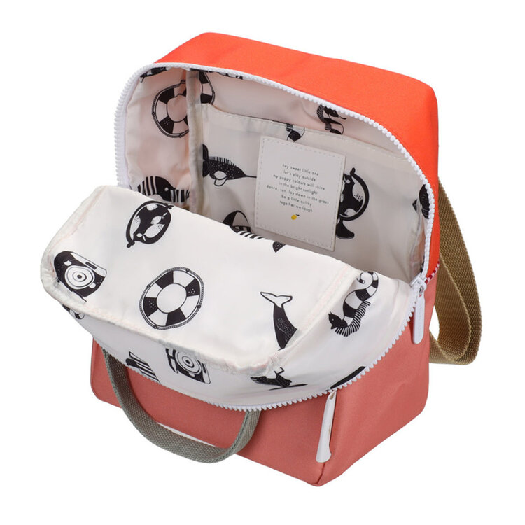 Sticky Lemon Backpack Small - Lifebuoy Orange/Coral Pink