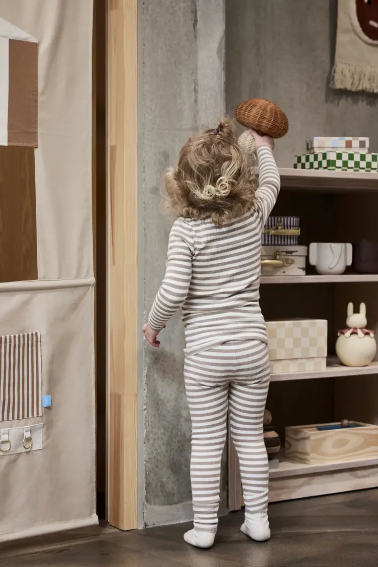 OYOY MINI Nature Paddenstoel Nachtlamp - Rotan