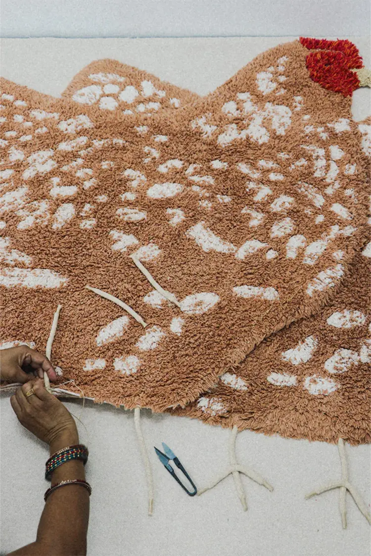 Lorena Canals Washable Rug - Chicken