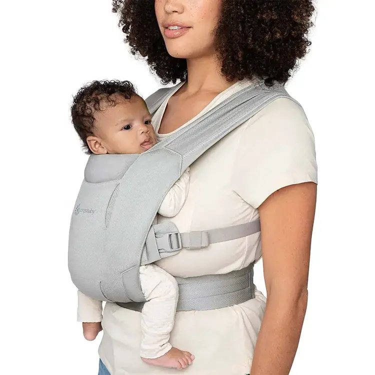 Ergobaby Embrace Soft Air Mesh Draagzak - Soft Grey