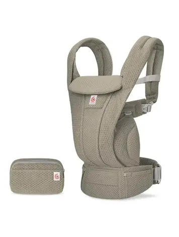 Ergobaby Omni Deluxe Mesh Draagzak - Soft Olive